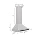 ZLINE 30" Autograph Stainless Wall Range Hood KB4SNZ - 30 - MB - Farmhouse Kitchen and Bath