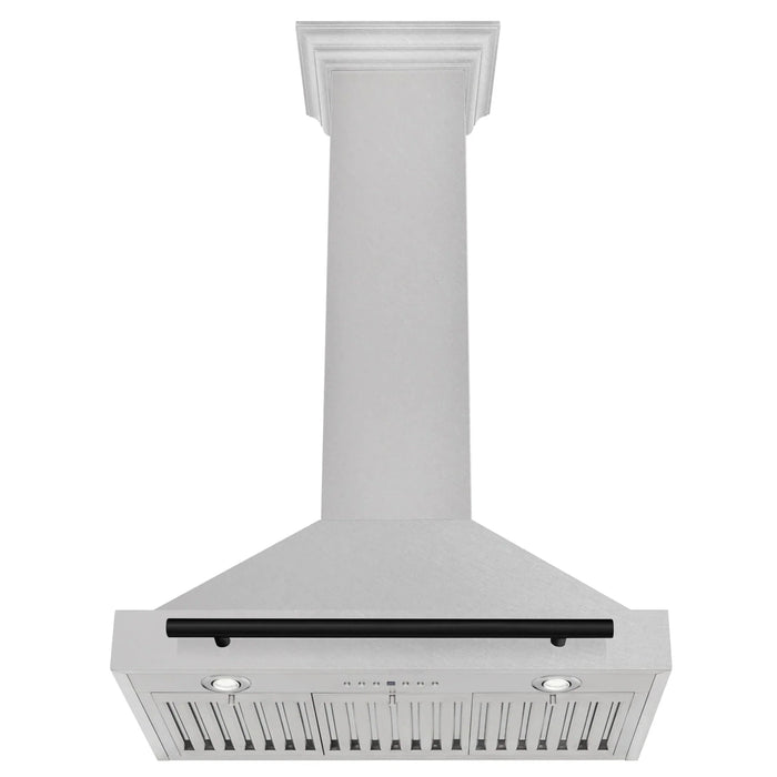 ZLINE 30" Autograph Stainless Wall Range Hood KB4SNZ - 30 - MB - Farmhouse Kitchen and Bath