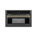 ZLINE 30” Convection Microwave, Black Stainless, Bronze MWOZ - 30 - BS - CB - Farmhouse Kitchen and Bath