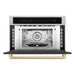 ZLINE 30” Convection Microwave, Stainless Steel, Bronze MWOZ - 30 - SS - CB - Farmhouse Kitchen and Bath