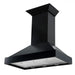 ZLINE 30" Designer Series Wooden Wall Range Hood in Black, KBCC - 30 - Farmhouse Kitchen and Bath
