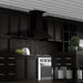 ZLINE 30" Designer Series Wooden Wall Range Hood in Black, KBCC - 30 - Farmhouse Kitchen and Bath