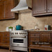 ZLINE 30" Designer Snow Stainless Finish Wall Range Hood, 8632S - 30 - Farmhouse Kitchen and Bath
