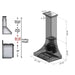 ZLINE 30" Designer Snow Stainless Finish Wall Range Hood, 8632S - 30 - Farmhouse Kitchen and Bath