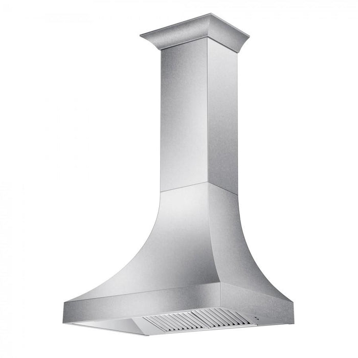 ZLINE 30" Designer Snow Stainless Finish Wall Range Hood, 8632S - 30 - Farmhouse Kitchen and Bath