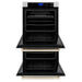 ZLINE 30" Double Wall Oven, DuraSnow Finish, Self Cleaning, AWDSZ - 30 - G - Farmhouse Kitchen and Bath
