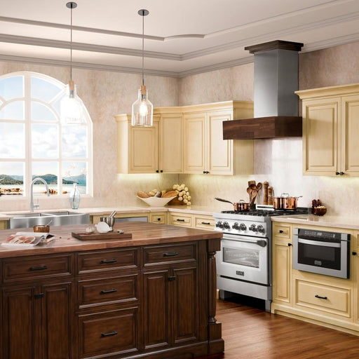 ZLINE 30" Dual Fuel Range, Snow Stainless, Snow Stainless Door, RAS - SN - 30 - Farmhouse Kitchen and Bath