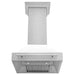 ZLINE 30" DuraSnow® Stainless Steel Range Hood 8654SNX - WM - 30 - Farmhouse Kitchen and Bath
