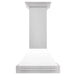 ZLINE 30" DuraSnow® Stainless Steel Range Hood 8654SNX - WM - 30 - Farmhouse Kitchen and Bath