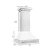 ZLINE 30" DuraSnow® Stainless Steel Range Hood 8654SNX - WM - 30 - Farmhouse Kitchen and Bath