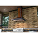 ZLINE 30" Hand - Hammered Copper Finish Wall Range Hood, 655 - HBBBB - 30 - Farmhouse Kitchen and Bath