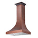 ZLINE 30" Hand - Hammered Copper Finish Wall Range Hood, 8632H - 30 - Farmhouse Kitchen and Bath