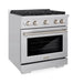 ZLINE 30 In. Gas Range, Stainless Steel w/ Brass Burners, SGR - BR - 30 - Farmhouse Kitchen and Bath