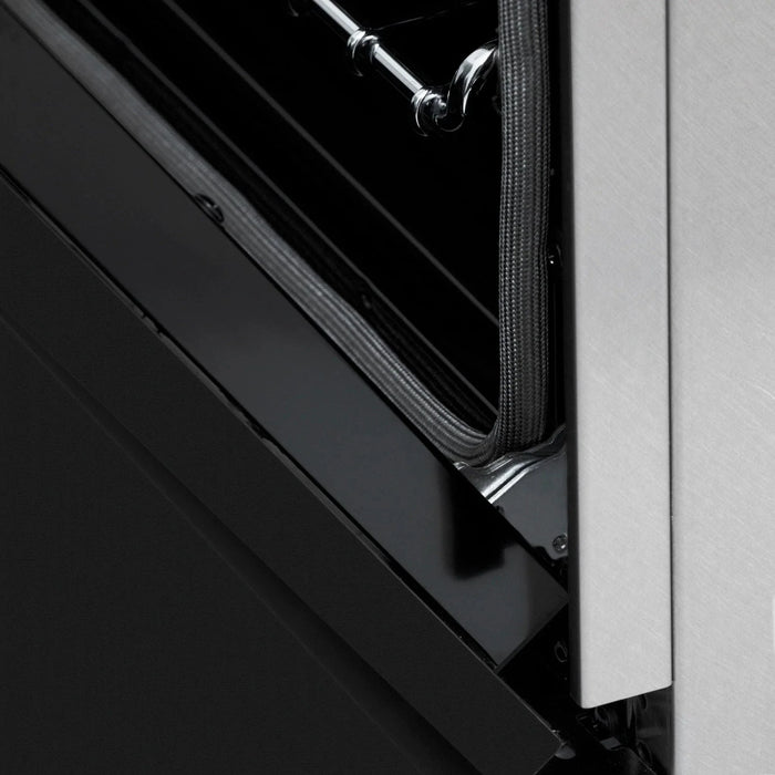 ZLINE 30" Induction Range in DuraSnow with a 4 Element Stove and Electric Oven RAINDS - BLM - 30 - Farmhouse Kitchen and Bath