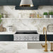 ZLINE 30" Induction Range in DuraSnow with a 4 Element Stove and Electric Oven RAINDS - BLM - 30 - Farmhouse Kitchen and Bath