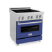 ZLINE 30" Induction Range in DuraSnow with a 4 Element Stove and Electric Oven RAINDS - BM - 30 - Farmhouse Kitchen and Bath