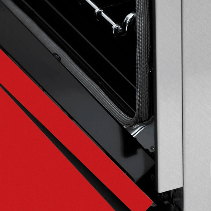 ZLINE 30" Induction Range in DuraSnow with a 4 Element Stove and Electric Oven RAINDS - RM - 30 - Farmhouse Kitchen and Bath