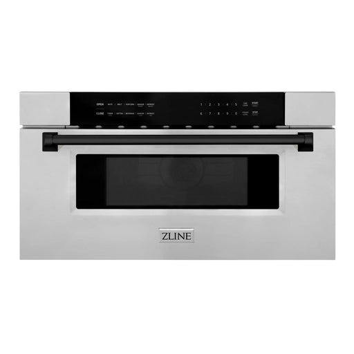 ZLINE 30" Microwave Drawer, Stainless Steel, Black MWDZ - 30 - MB - Farmhouse Kitchen and Bath