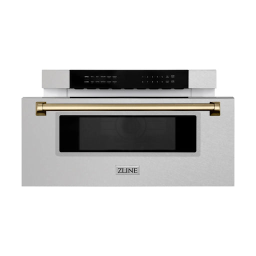 ZLINE 30" Microwave Drawer, Stainless Steel, Bronze MWDZ - 30 - SS - CB - Farmhouse Kitchen and Bath