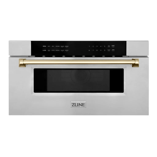 ZLINE 30" Microwave Drawer, Stainless Steel, Gold MWDZ - 30 - G - Farmhouse Kitchen and Bath