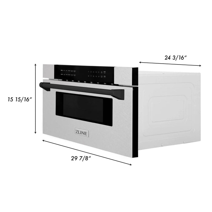 ZLINE 30" Microwave Drawer, Stainless Steel MWDZ - 30 - SS - MB - Farmhouse Kitchen and Bath