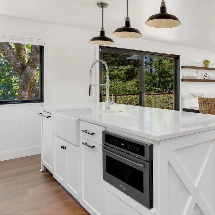 ZLINE 30" Microwave Wall Oven, Stainless Steel, MWO - 30 - BS - Farmhouse Kitchen and Bath