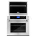 ZLINE 30" Oven ASW30 & Microwave MWO24 Bundle, 2KP - MW24 - AWS30 - Farmhouse Kitchen and Bath