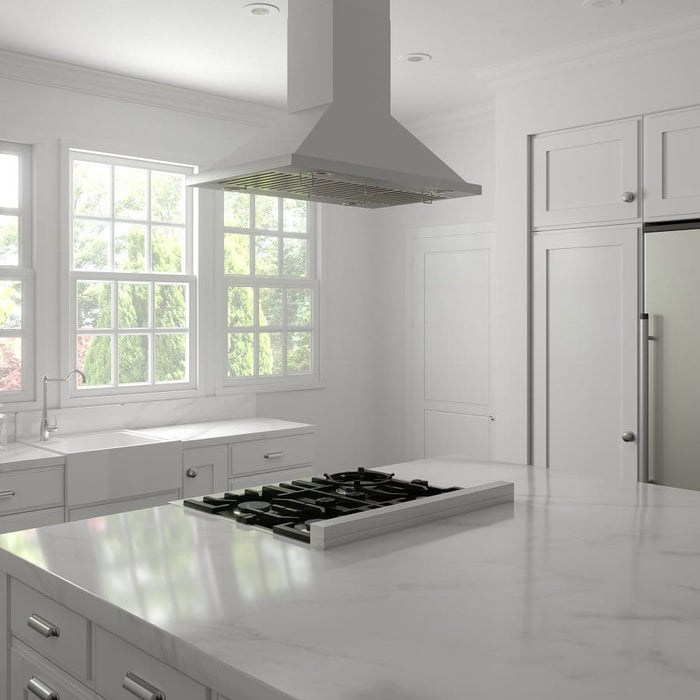 ZLINE 30" Porcelain Rangetop, DuraSnow, Stainless Steel, RTS - 30 - Farmhouse Kitchen and Bath