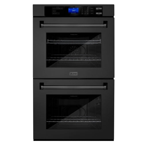 ZLINE 30" Professional Double Wall Oven, Black Stainless, AWD - 30 - BS - Farmhouse Kitchen and Bath