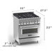 ZLINE 30" Professional Dual Fuel Range, Snow Finish Door, RA - SN - 30 - Farmhouse Kitchen and Bath
