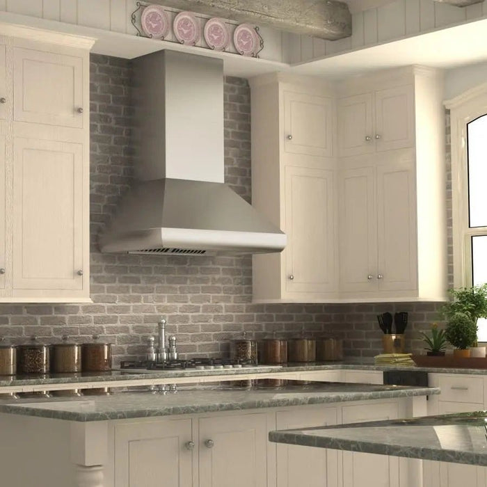 ZLINE 30" Professional Series Stainless Steel Wall Range Hood, 687 - 30 - Farmhouse Kitchen and Bath