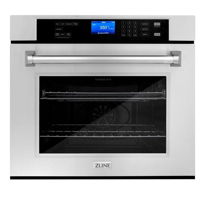 ZLINE 30" Professional Single Wall Oven In Stainless Steel, AWS - 30 - Farmhouse Kitchen and Bath