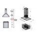ZLINE 30" Remote Dual Blower Stainless Island Range Hood, GL2i - RD - 30 - Farmhouse Kitchen and Bath