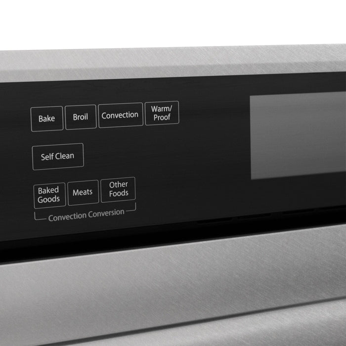 ZLINE 30" Single Wall Oven, DuraSnow Stainless, Self Clean, AWSS - 30 - Farmhouse Kitchen and Bath