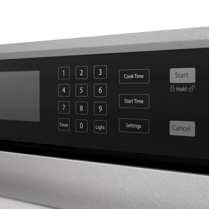 ZLINE 30" Single Wall Oven, DuraSnow Stainless, Self Clean, AWSS - 30 - Farmhouse Kitchen and Bath