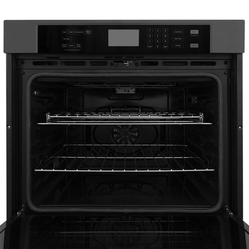 ZLINE 30" Single Wall Oven, in Black Stainless Steel, AWS - 30 - BS - Farmhouse Kitchen and Bath