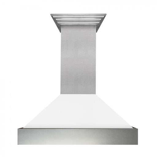 ZLINE 30" Snow Finish Wall Range Hood, White Matte Shell, 8654WM - 30 - Farmhouse Kitchen and Bath