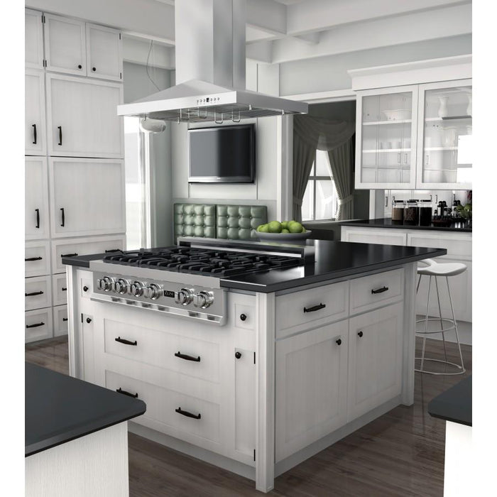 ZLINE 30" Stainless Steel Island Range Hood, GL1i - 30 - Farmhouse Kitchen and Bath