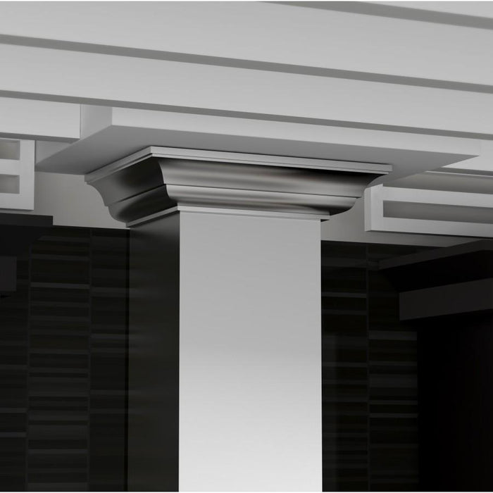 ZLINE 30" Stainless Steel Wall Range Hood, Crown Molding, KL2CRN - 30 - Farmhouse Kitchen and Bath