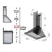 ZLINE 30" Stainless Steel Wall Range Hood KB - 30 - Farmhouse Kitchen and Bath