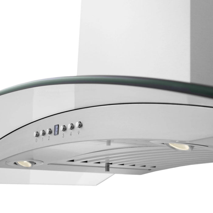 ZLINE 30" Stainless Steel Wall Range Hood KN4 - 30 - Farmhouse Kitchen and Bath
