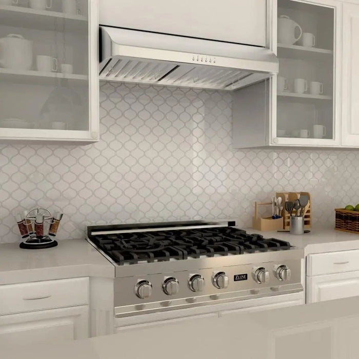 ZLINE 30" Under Cabinet Stainless Steel Range Hood 625 - 30 - Farmhouse Kitchen and Bath