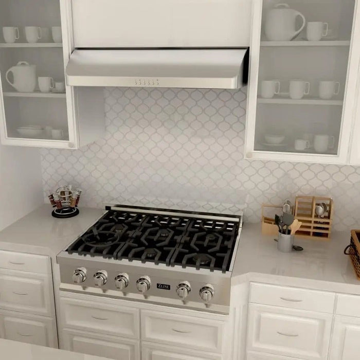 ZLINE 30" Under Cabinet Stainless Steel Range Hood 625 - 30 - Farmhouse Kitchen and Bath