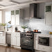 ZLINE 30" Wall Mount Range Hood in Black Stainless Steel, BSKEN - 30 - Farmhouse Kitchen and Bath