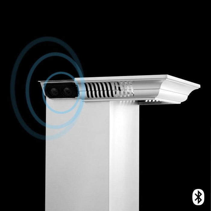 ZLINE 30" Wall Range Hood, Built - in CrownSound® Bluetooth Speakers, KL3CRN - BT - 30 - Farmhouse Kitchen and Bath
