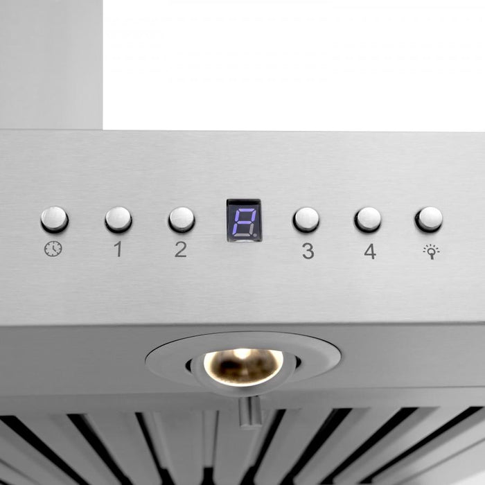ZLINE 30" Wall Range Hood, CrownSound, Bluetooth Speakers, KECRN - BT - 30 - Farmhouse Kitchen and Bath
