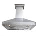 ZLINE 30" Wall Range Hood, Snow Finished, Stainless Steel, 8KF2S - 30 - Farmhouse Kitchen and Bath