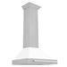 ZLINE 30" White Matte Range Hood, Stainless Steel Handle KB4SNX - WM - 30 - Farmhouse Kitchen and Bath