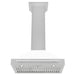 ZLINE 30" White Matte Range Hood, Stainless Steel Handle KB4SNX - WM - 30 - Farmhouse Kitchen and Bath