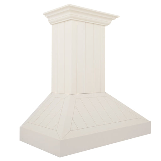 ZLINE 30" Wooden Wall Mount Range Hood in Cottage White, KPTT - 30 - Farmhouse Kitchen and Bath